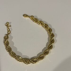 Uncommon James Gold Twist Bracelet